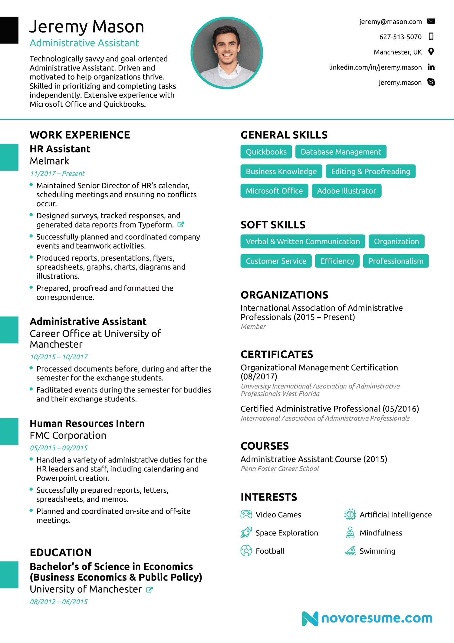 best cv example