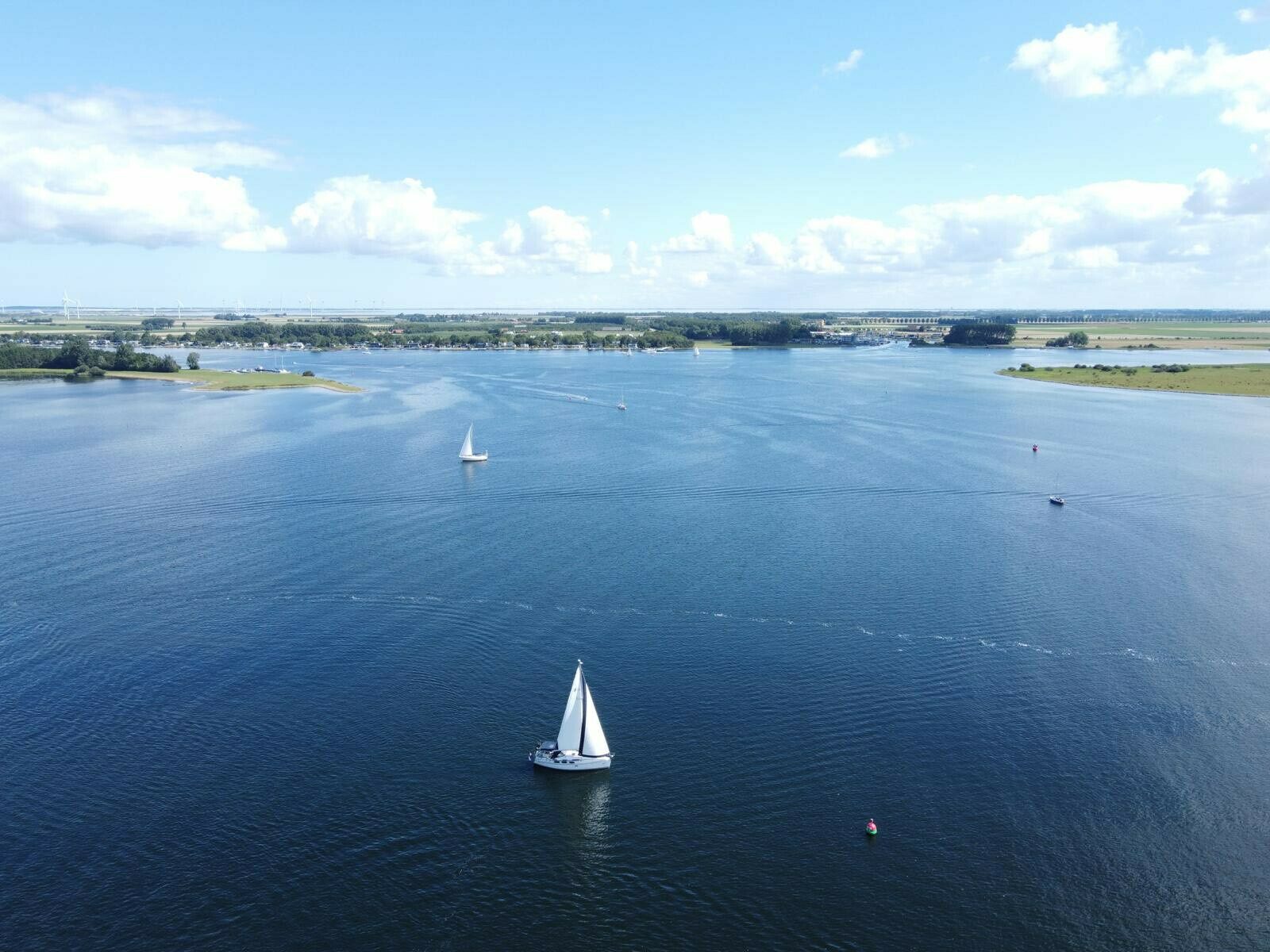 Zeilen op het Veerse Meer