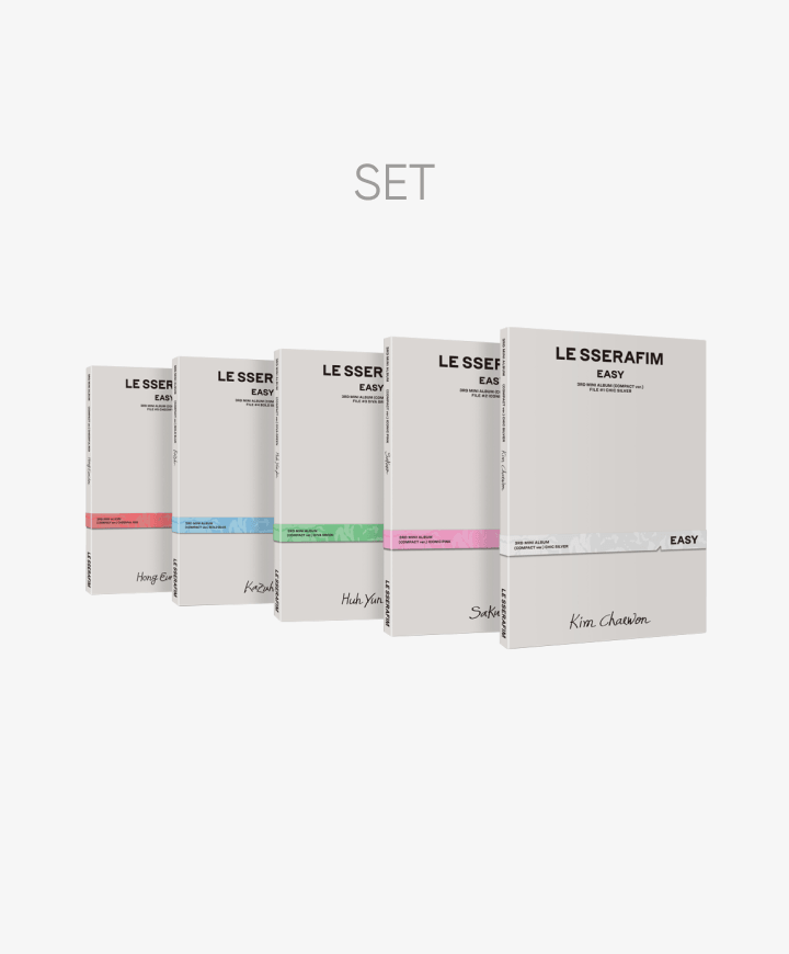 LE SSERAFIM | 3rd Mini Album 'EASY' (COMPACT ver.) Set