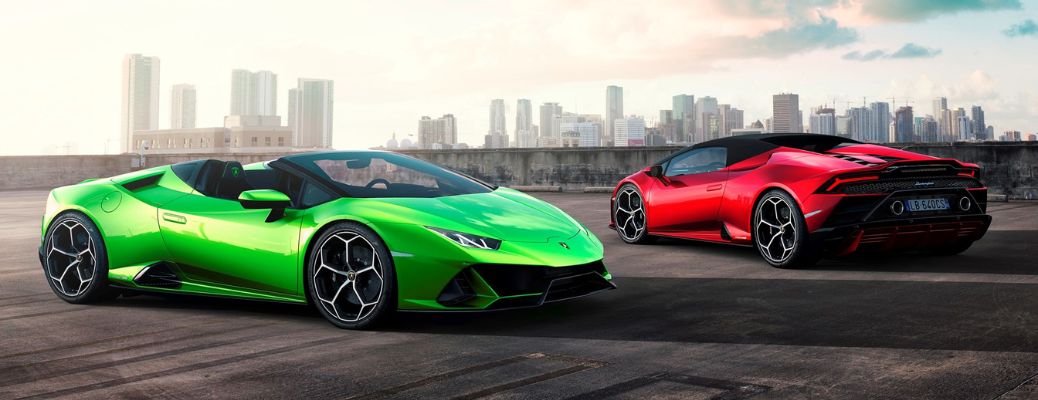 Two Lamborghini Huracan EVO side by side