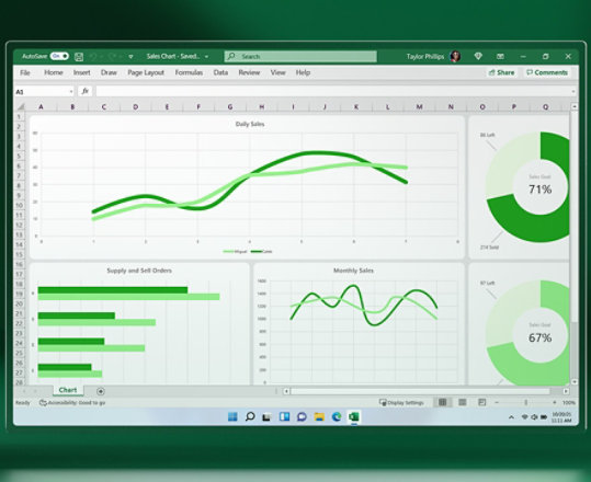 Microsoft Excel 스프레드시트