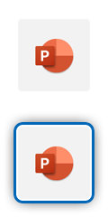 Microsoft PowerPoint 로고