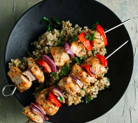 Yogurt Marinated Greek Chicken Kebabs