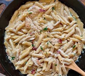 Boursin Cheese Chicken Bacon Pasta