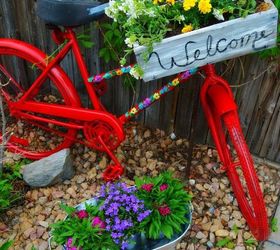 Repurposed Garden Bike