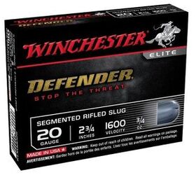 Winchester Releases 20 Gauge Slug for Defender Ammo Line