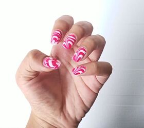 Water Marble Nail Art