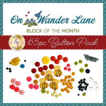  On Wander Lane Quilt - 65pc Button Pack, Image