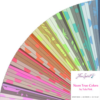 Tula Pink True Colors - Design Roll Neon True Colors by Tula Pink for FreeSpirit Fabrics, Image