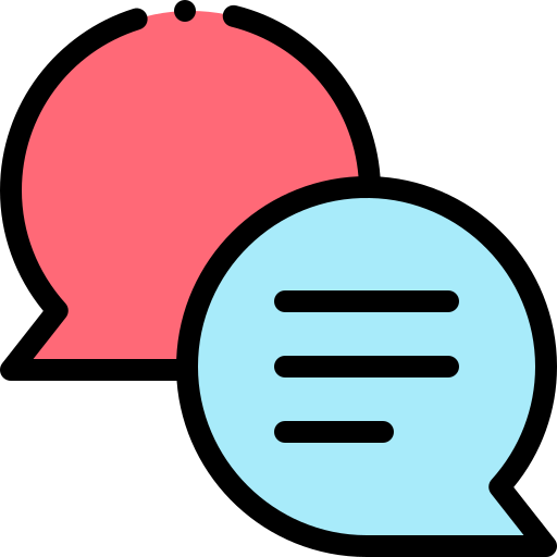 Chat Detailed Rounded Lineal color icon