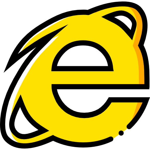 Internet explorer Basic Miscellany Yellow icon