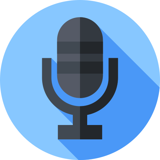 Microphone Flat Circular Flat icon