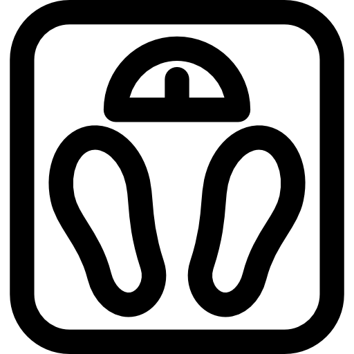 Weighing Basic Rounded Lineal icon