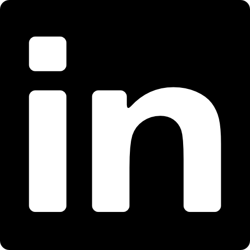 Linkedin Icon Png Black