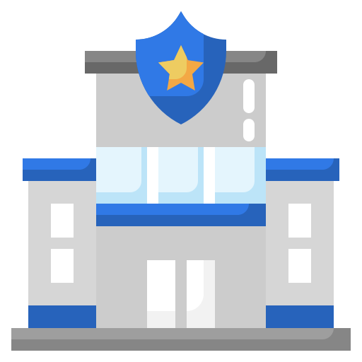 Police station Surang Flat icon