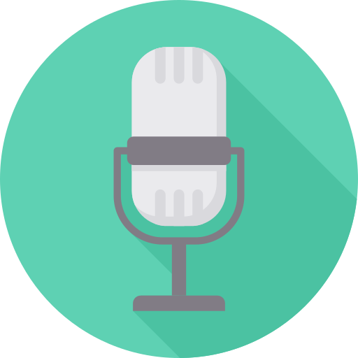 Microphone Icon monk Flat icon