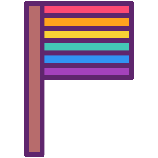 Pride parade - Free flags icons