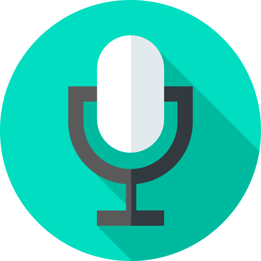 Microphone Flat Circular Flat icon