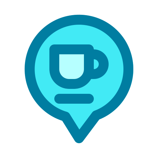 Coffee shop Generic Blue icon