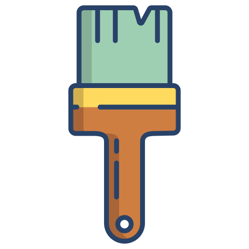 Paint brush Icongeek26 Linear Colour icon