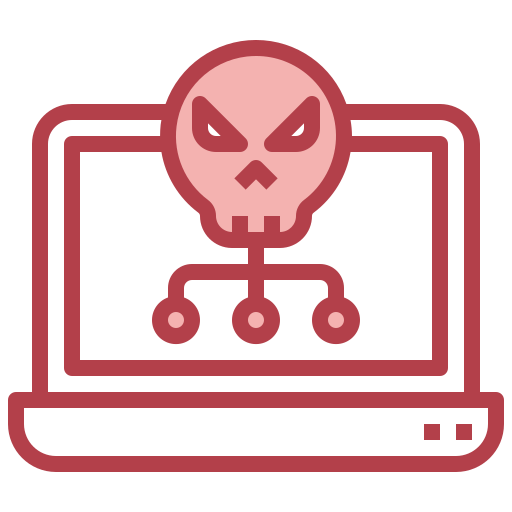 Malware Surang Red icon image.