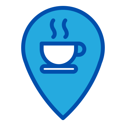 Coffee shop Generic Blue icon