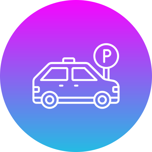 Parking area Generic gradient fill icon