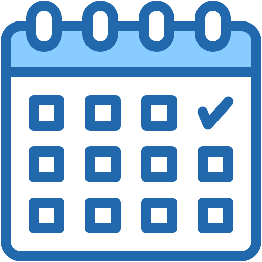 Calendar Icon Png Blue