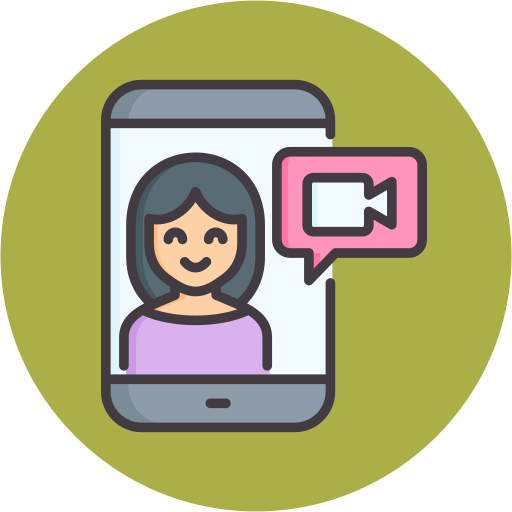 Video call Generic color lineal-color icon