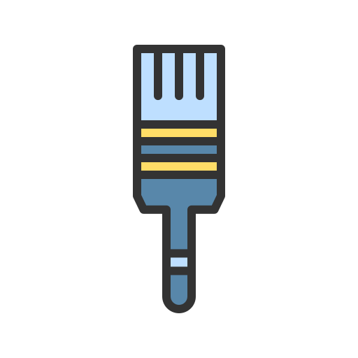 Paint brush Generic color lineal-color icon