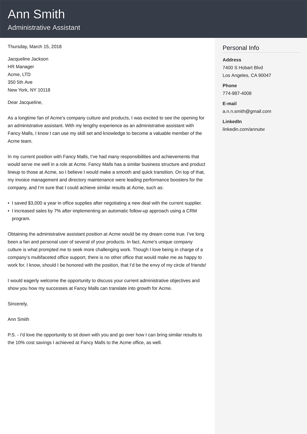 Entry Level Marketing Cover Letter from cdn-images.zety.com