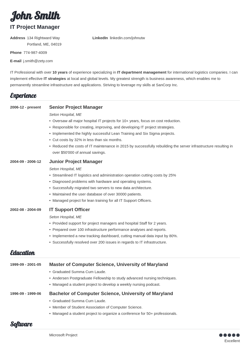 Best Resume Examples 2023 Free To Download - Riset