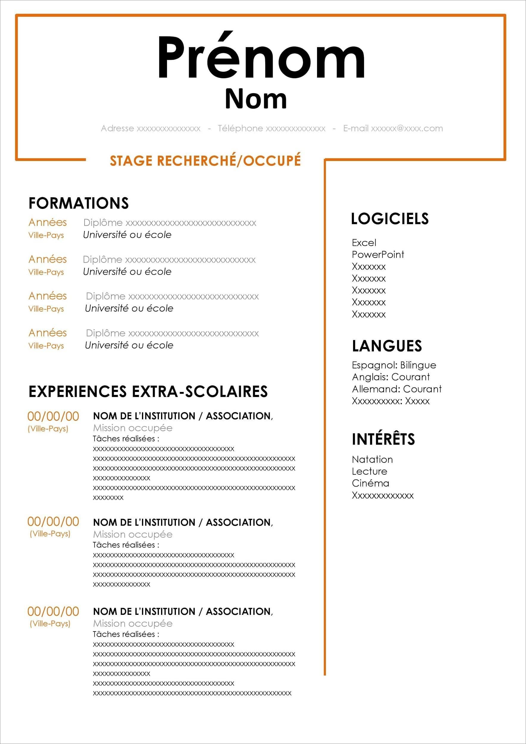 18 Exemples De Cv Pdf Et Comment Mettre Un Cv En Pdf - Riset