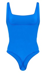 Cobalt Blue Seamless Lingerie Bodysuit