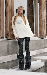 Cream Chalet Girl Knitted Jumper