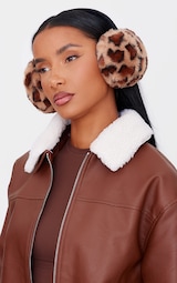 Leopard Faux Fur Ear Muffs