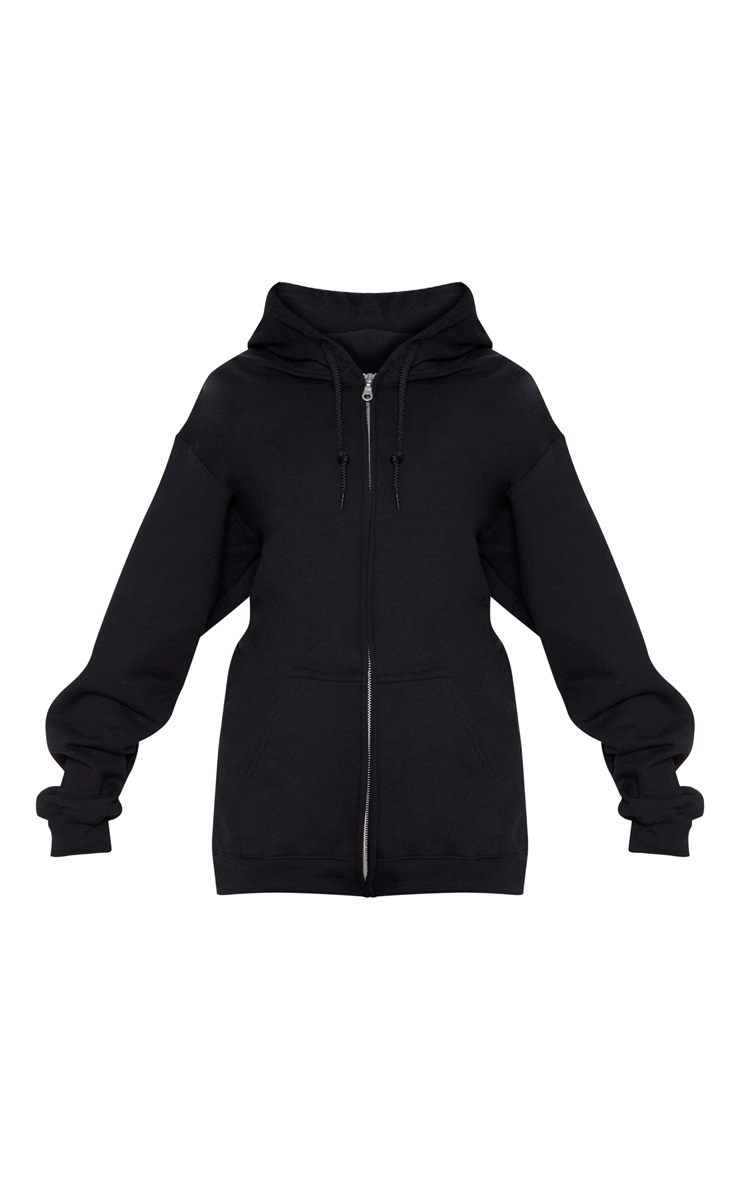 Black Zip Up Hoodie image 3