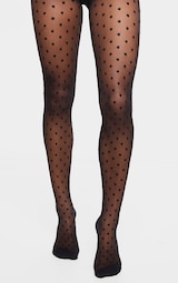 Black Polka Dot Tights