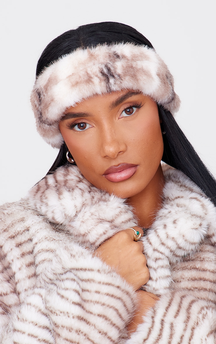 Multi Faux Fur Soft Knot Headband