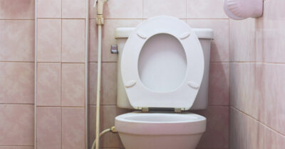 Toilet in bathroom. Credit: Shutterstock