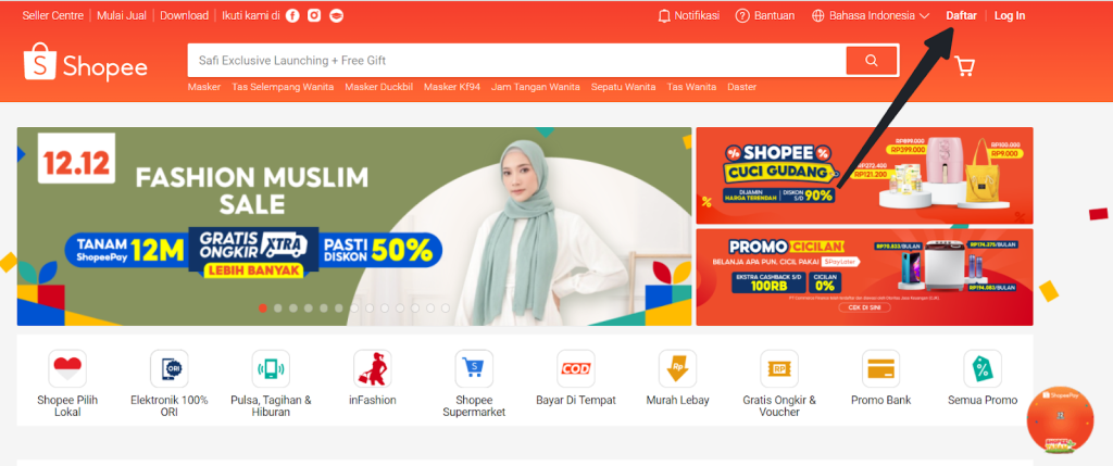 Ukuran Banner Shopee Mall Logo - IMAGESEE