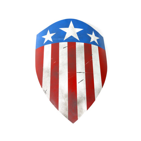 Captain America World War II Shield // Battle Damaged