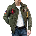 Top Gun® CWU-45 Flight Jacket // Olive (3XL)