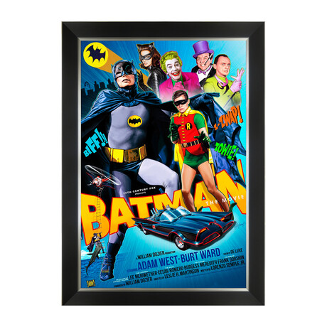 Batman The Movie // Adam West // Burt Ward // Framed Art Print