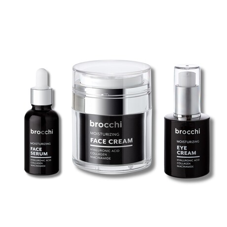 Hyaluronic Acid Face Cream, Eye Cream & Serum Set