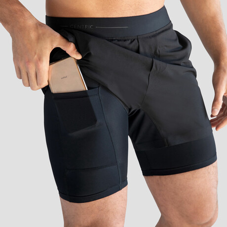 Hi-Flex™ Training Shorts 5" Lined // Black (XS)