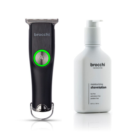 Set // Travel Trim - Portable Precision Facial Trimmer + Shave Lotion