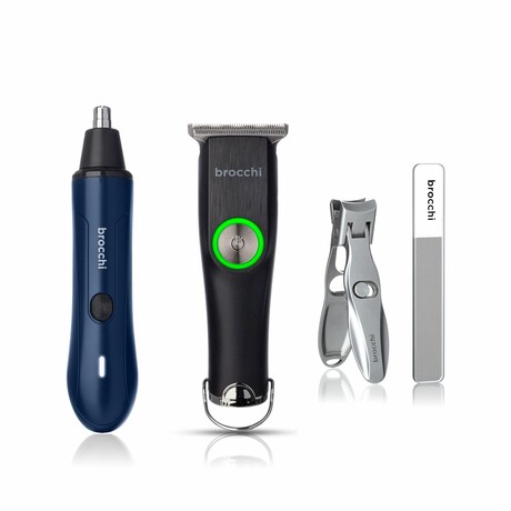 Grooming Essentials Set // Travel Trim + Nail Mastery Clipper + File Kit + Nose Trimmer