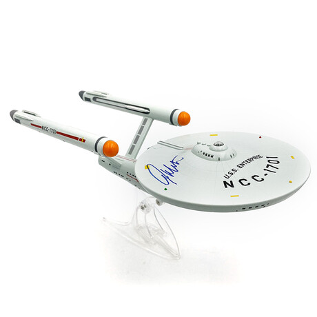 William Shatner // U.S.S. Enterprise 18" Replica Ship // Autographed Model