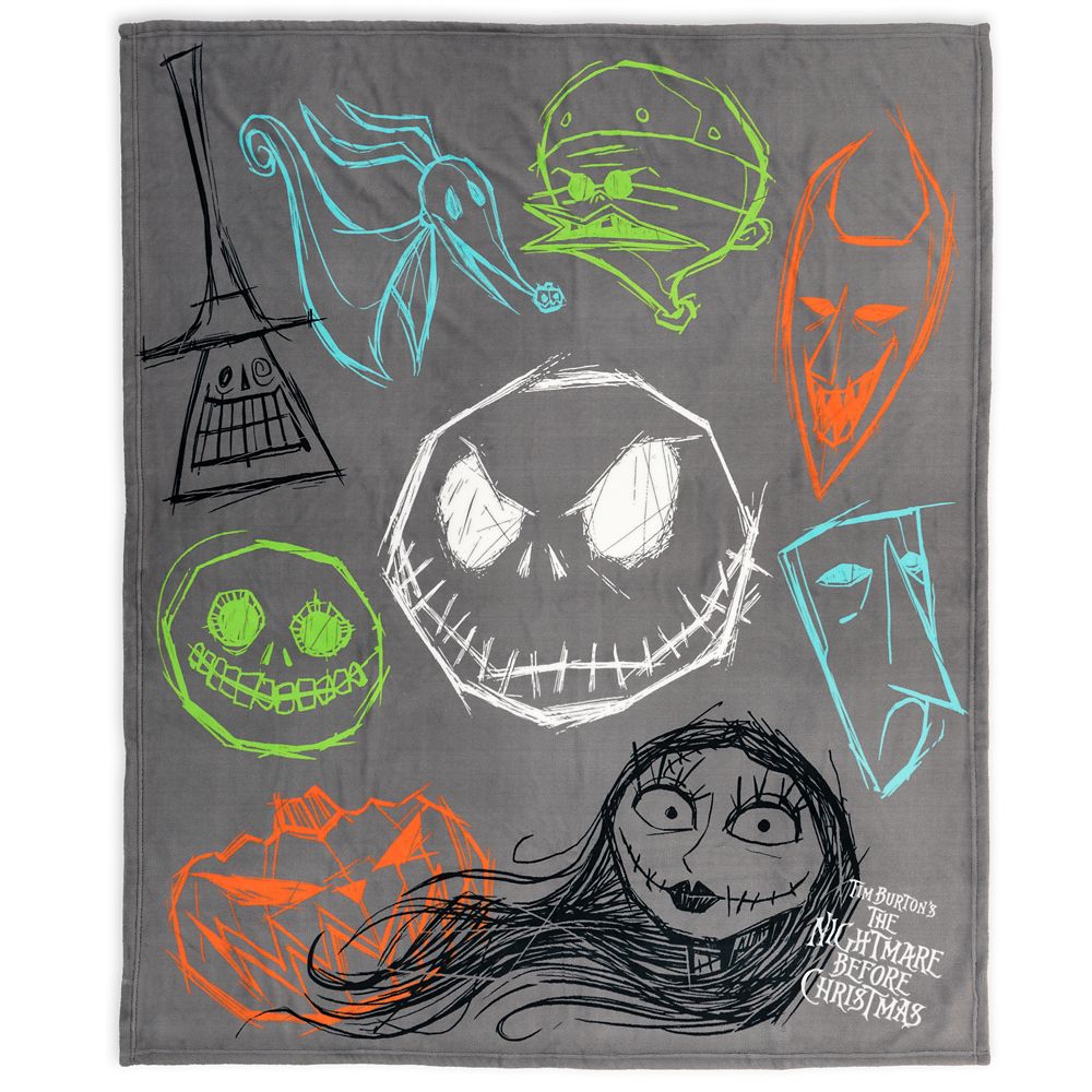 The Nightmare Before Christmas Throw – 30th Anniversary – Buy Online Now